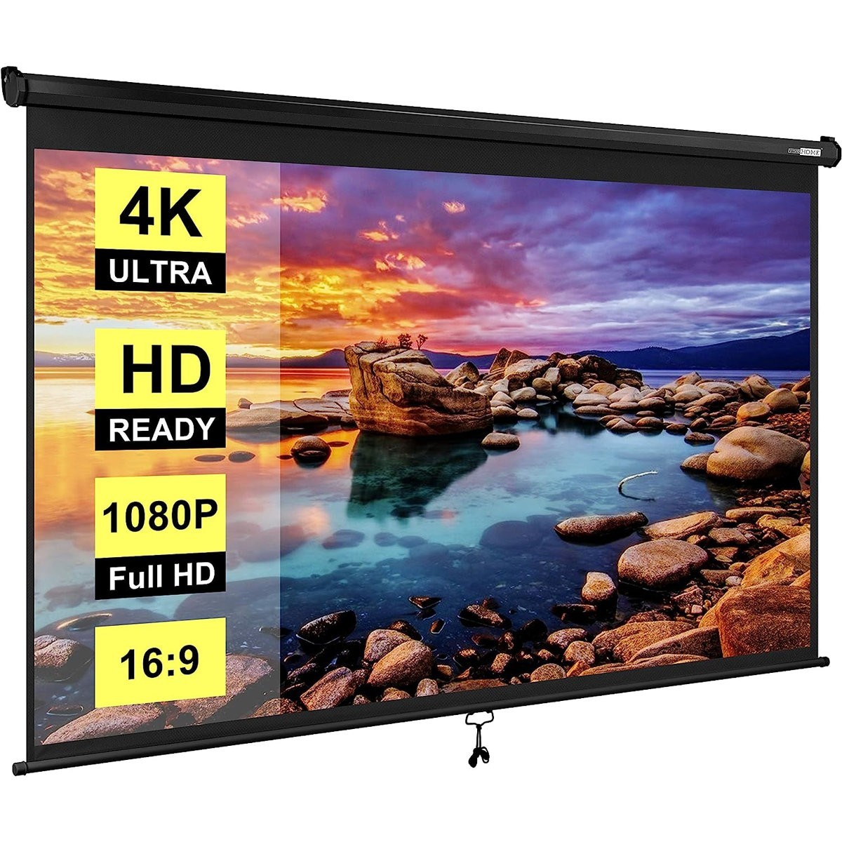 Vivohome 84" Pull-down Projector Screen