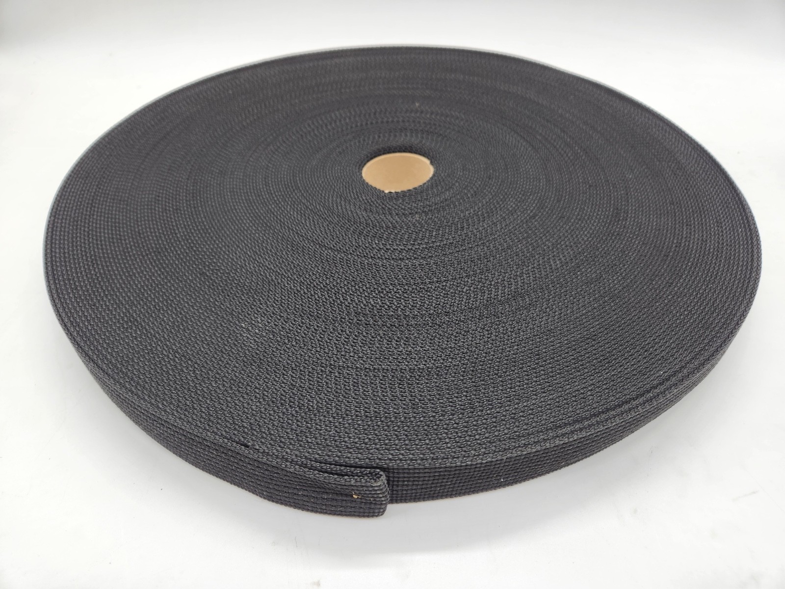 1 1/2" polyester extra thick webbing , black