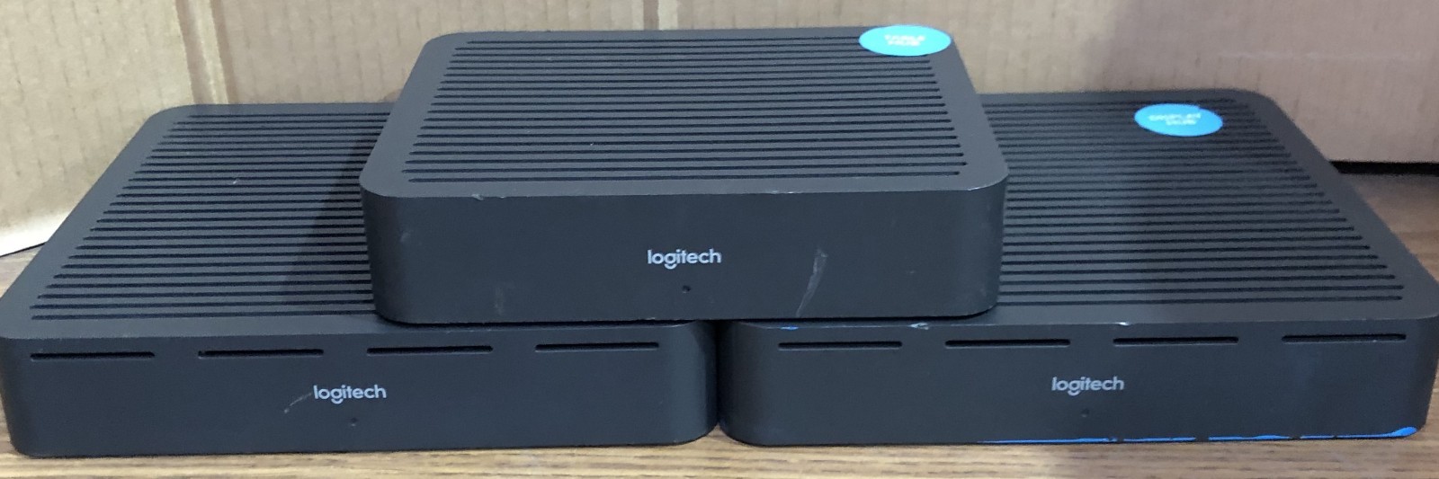Logitech V-R0009 Rally Display Hub - Lot of 2 - Table Hub Bundle - Untested