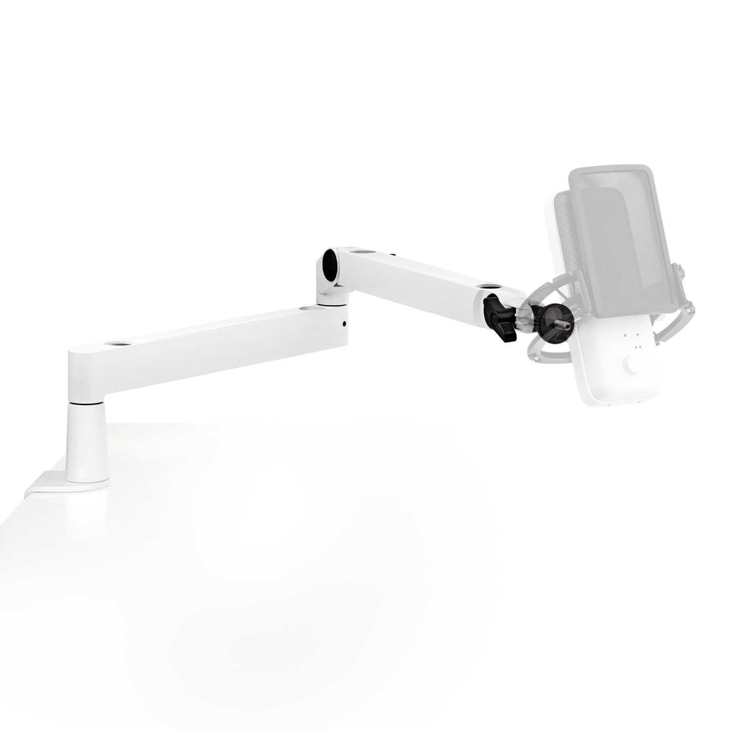 Elgato Wave Mic Boom Arm Low Profile White Boom Arm for Microphone Studio