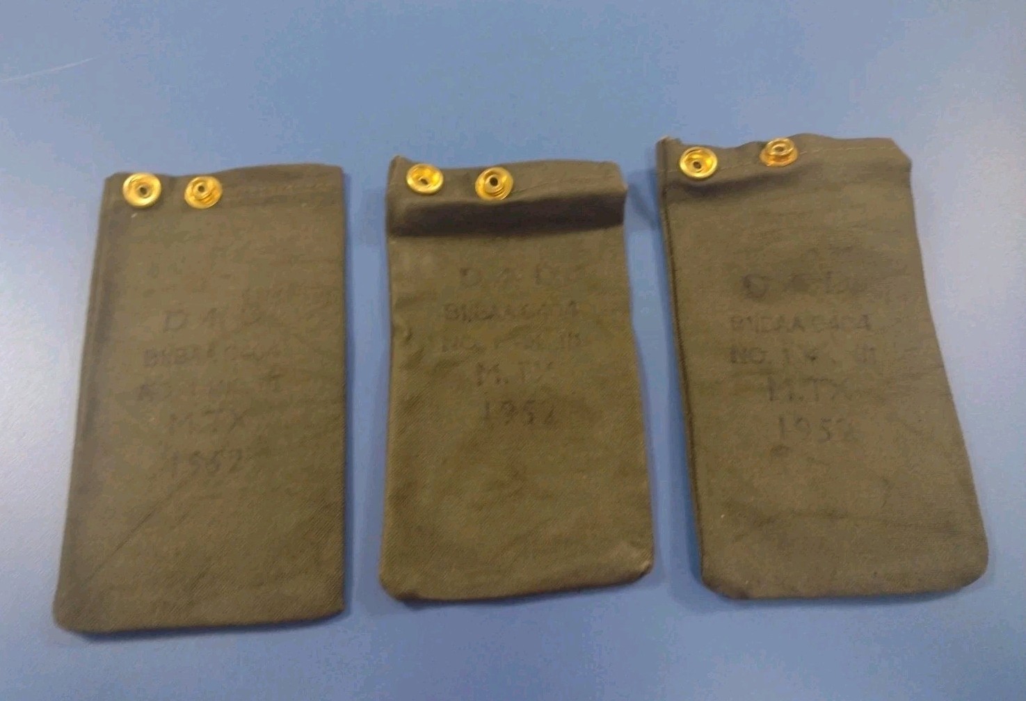 3 ENFIELD MK1 #1 #4 CANVAS MUZZLE COVER WW2 WWII  AUSTRALIAN MILITARY SURPLUS