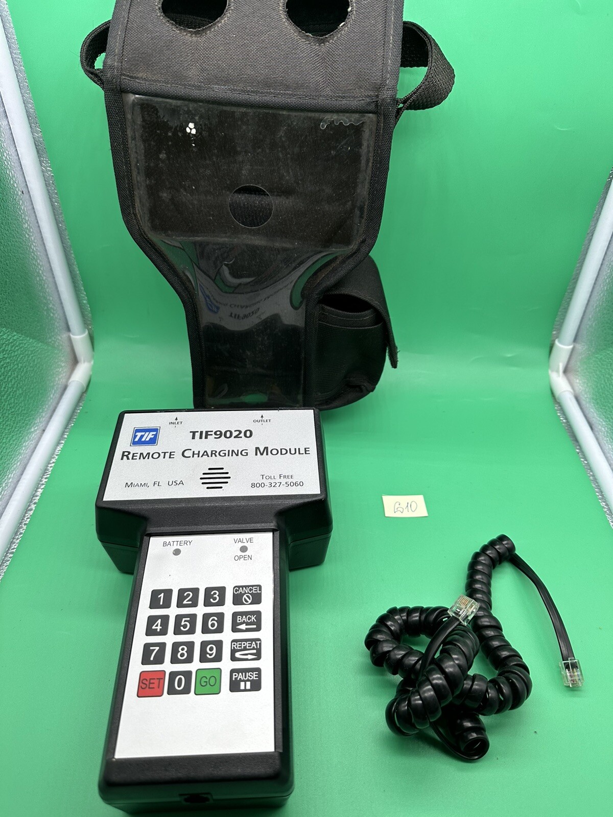 TIF Instruments 9020 Remote Charging Module  In CaseFOR PARTS/REPAIR/NOT WORKING