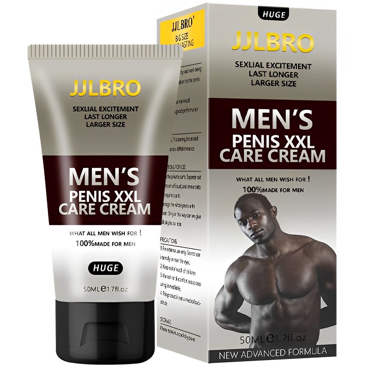 African Huge Male Enlargement Cream XXL Gel Oil Massage for Men Boost Size New