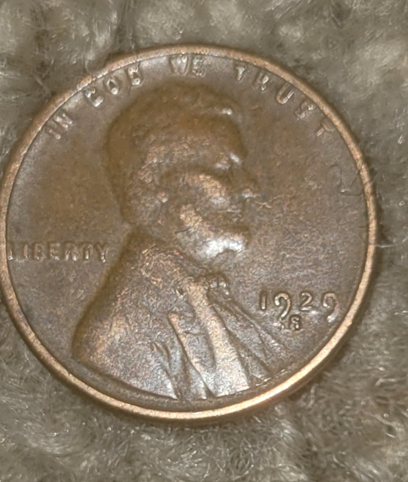1929 S  Wheat Cent