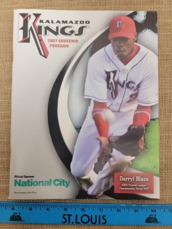 2007 Kalamazoo (Michigan) Kings Minor League Baseball Program