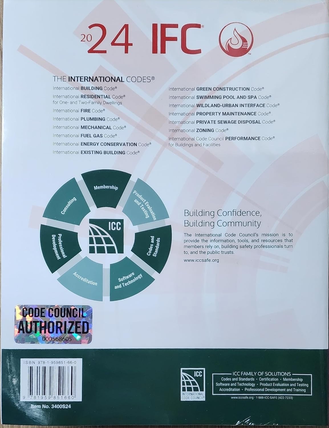 2024 International Fire Code (International Code Council Series) 1st Edition