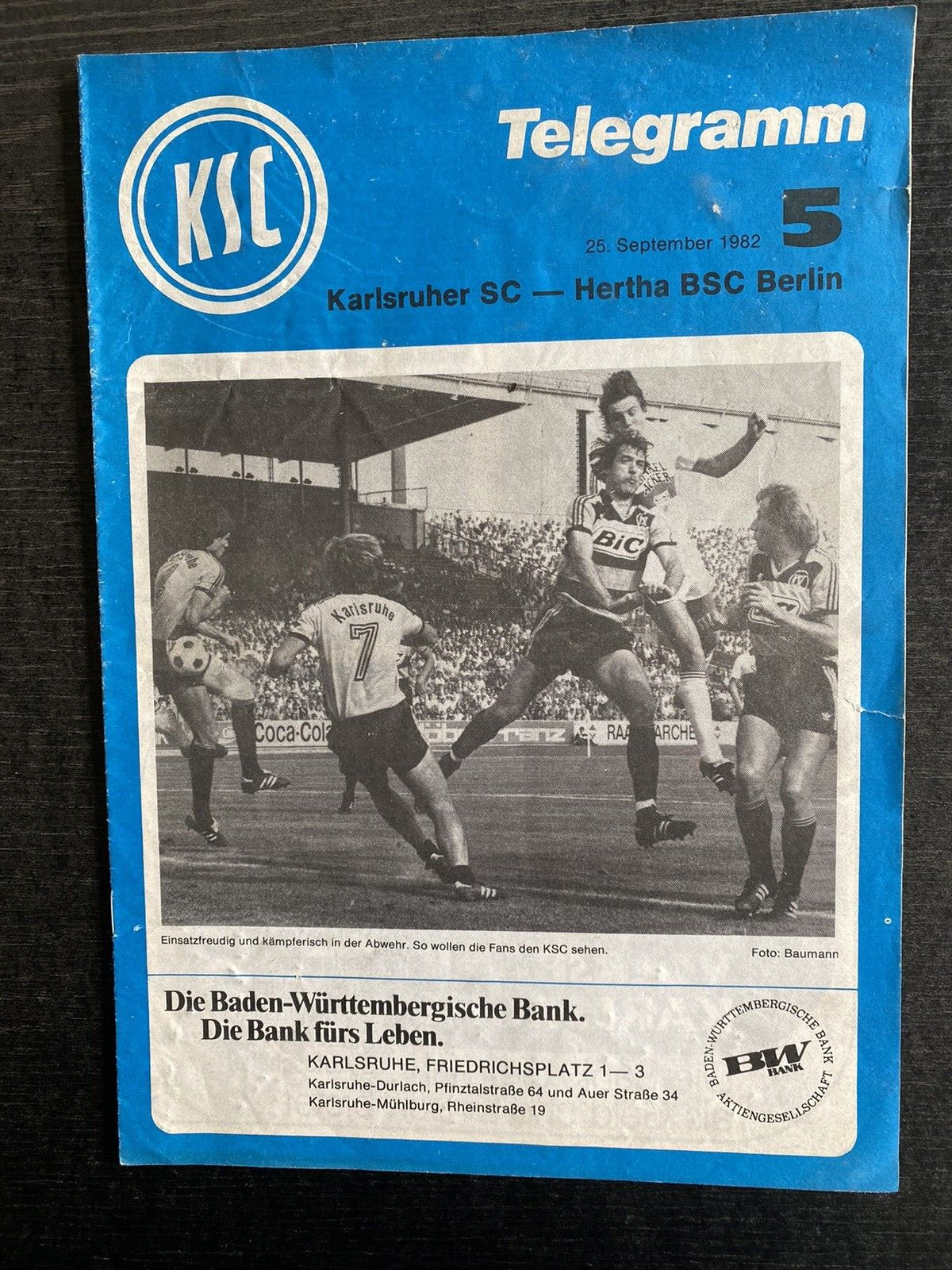 Bl 82/83 Karlsruher SC - Hertha BSC, 25.09.1982