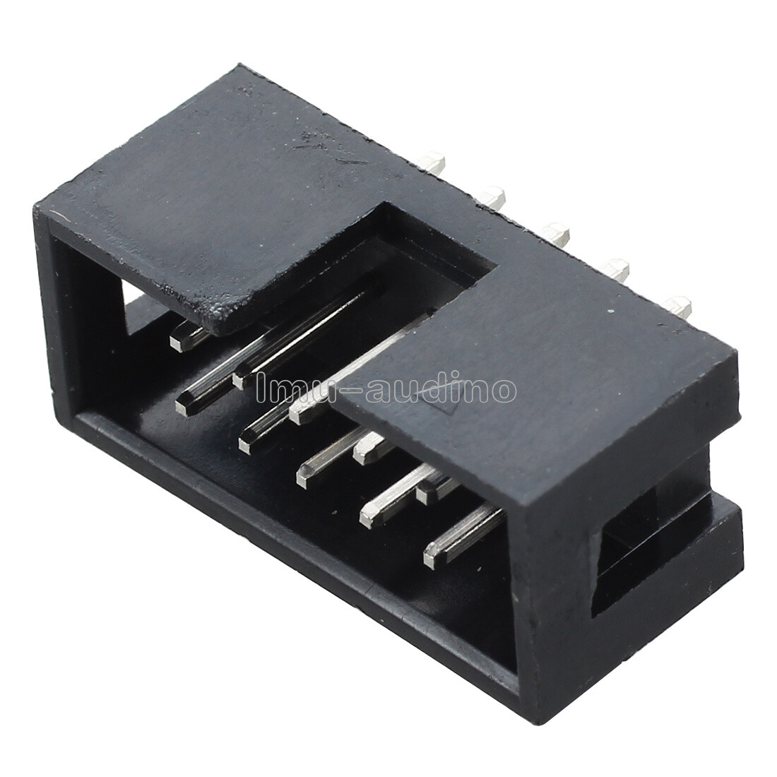 10pcs 2.54mm 10 pin 2x5 pin double row straight male shrouded header IDC socket