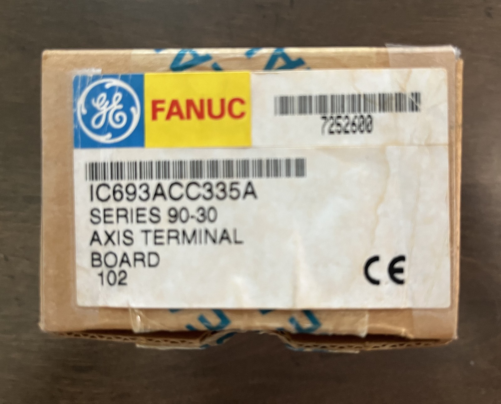 New GE Fanuc IC693ACC335A Series 90-30 Axis Terminal Board - NOB