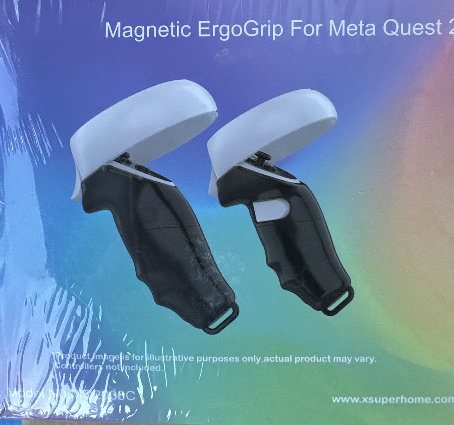 Magnetic ErgoGrip 2 Silicone Straps for Meta Quest 3 With Guide NEW