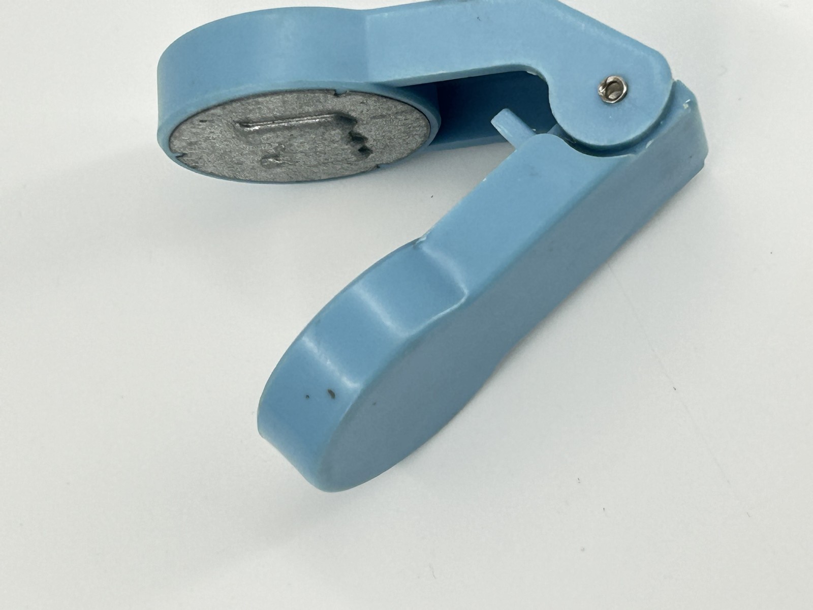 Vintage Mini Train Shape Paper Embosser Craft Scrapbook Card Making Blue