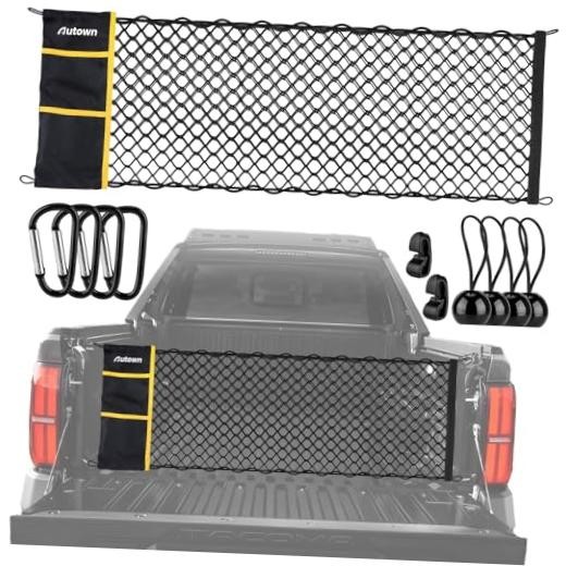 Truck Bed Cargo Net, Envelope Bed Netting for GMC Sierra & Chevy Silverado