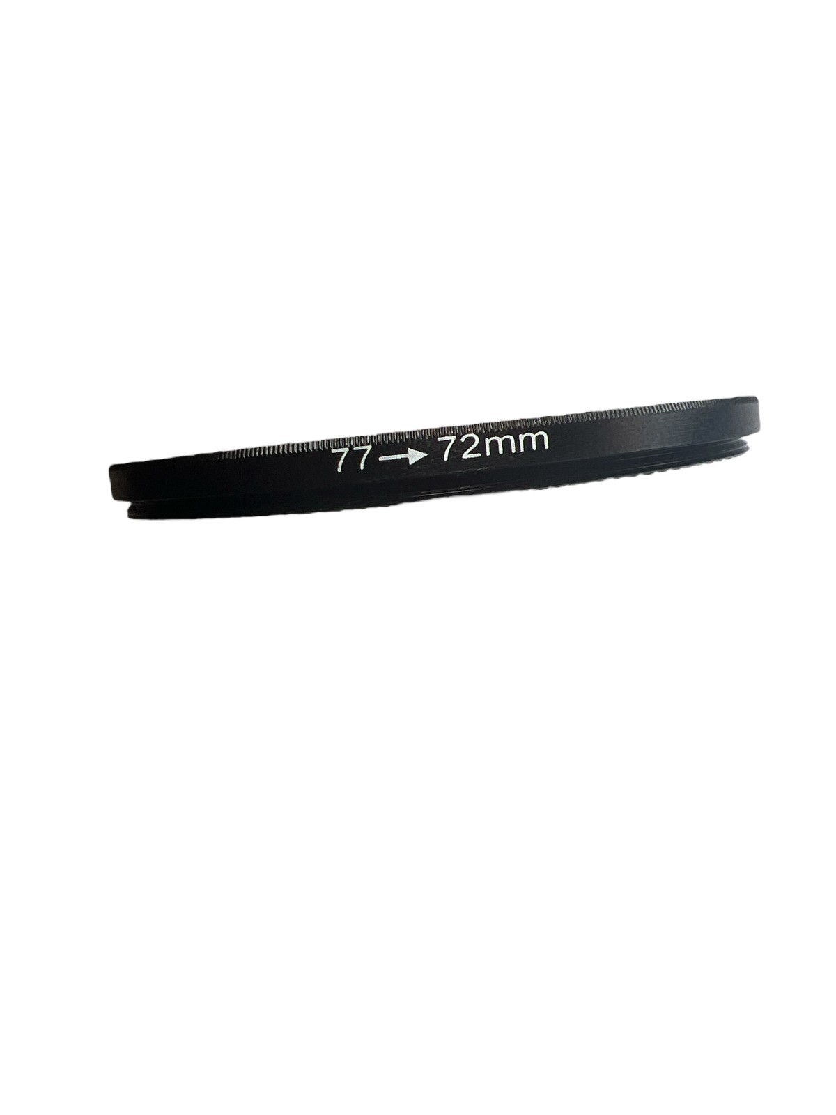 77mm to 72mm Step-Down Ring – Metal Filter Adapter – New
