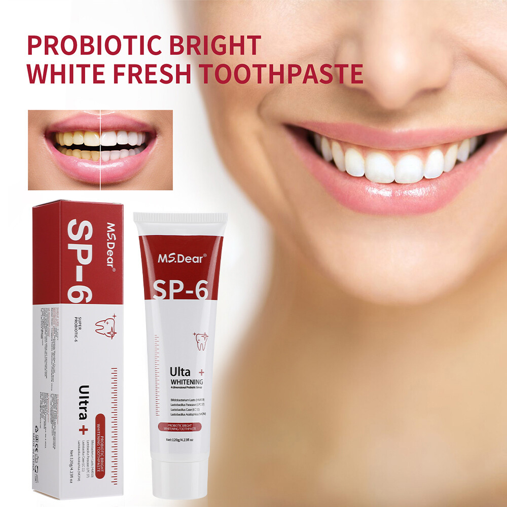 Sp-6 Probiotics Whitening Toothpaste Brightening & Breath Removing Toothpaste US