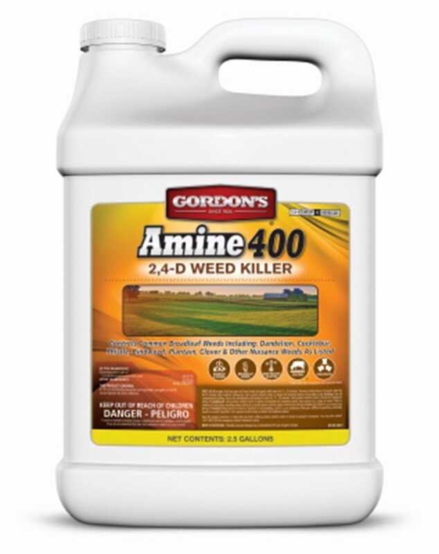 Gordon's 8141122 2.5 Gallon Amine 400 2 4-D Weed Killer Herbicide - Pack of 1
