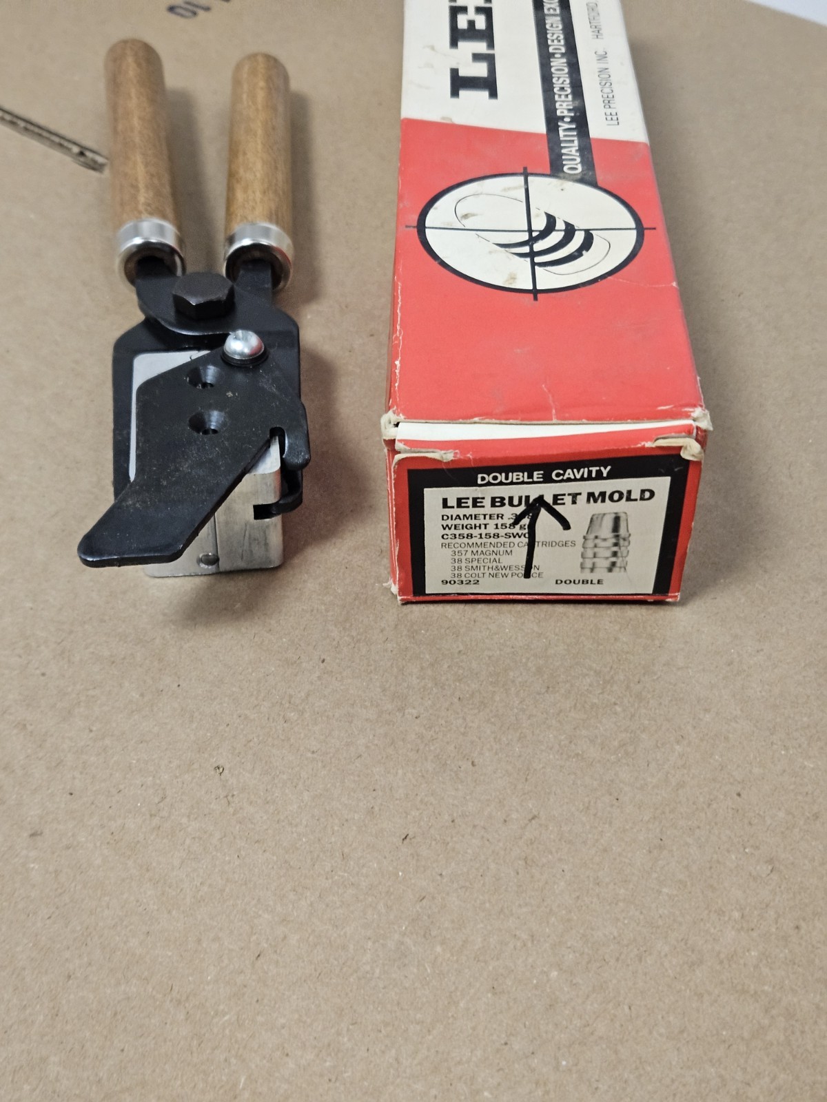 Lee Precision Double Cavity Bullet Mold 90322 357