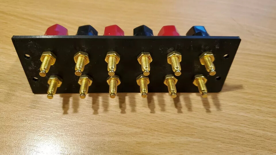 Compatible Kenwood Model 11 Series II & III Speaker Terminal Banana Conversion