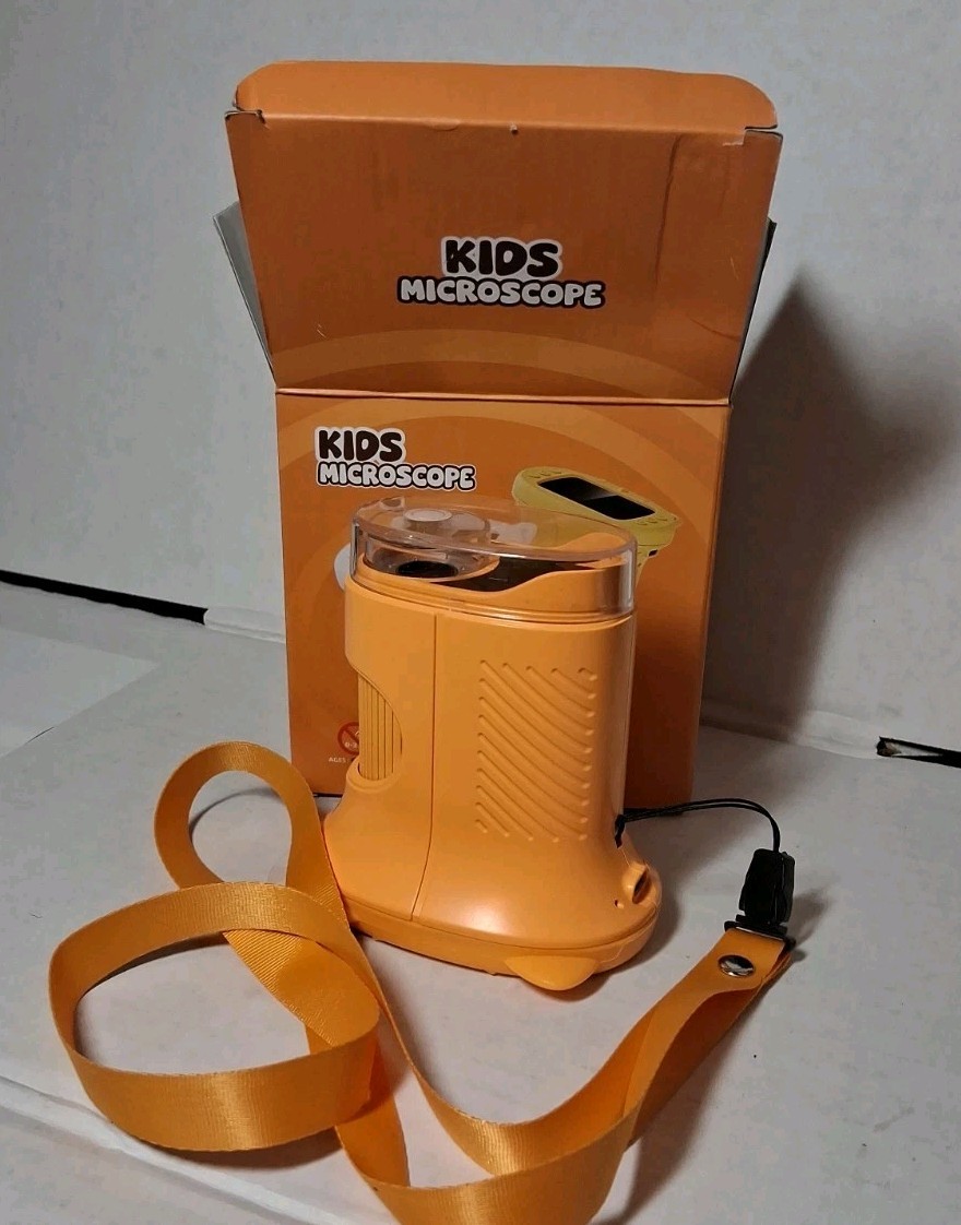 Kids Microscope 2.0" Screen 1000X Digital Microscope for Kids