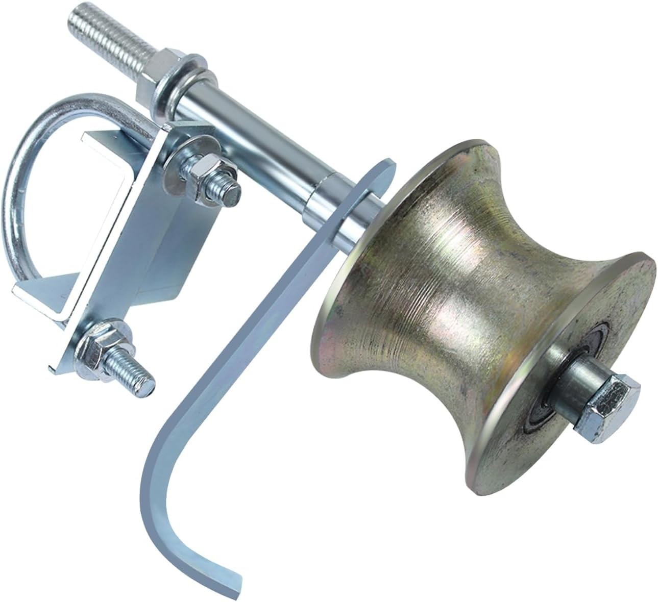 Wall Mounted Rolling Gate Hardware Kit for Chain Link Sliding Gate, Heavy Duty 6