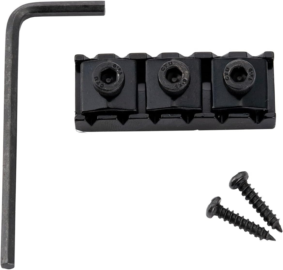 Pro 43Mm Steel Guitar Locking Nut R3 String Lock for Floyd Rose Double Locking T