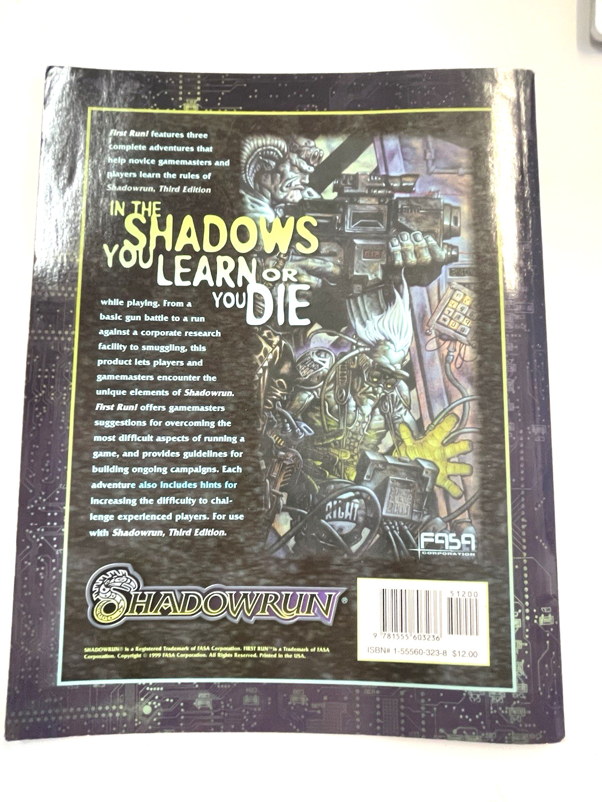 🔥Shadowrun First Run 7329 RPG
