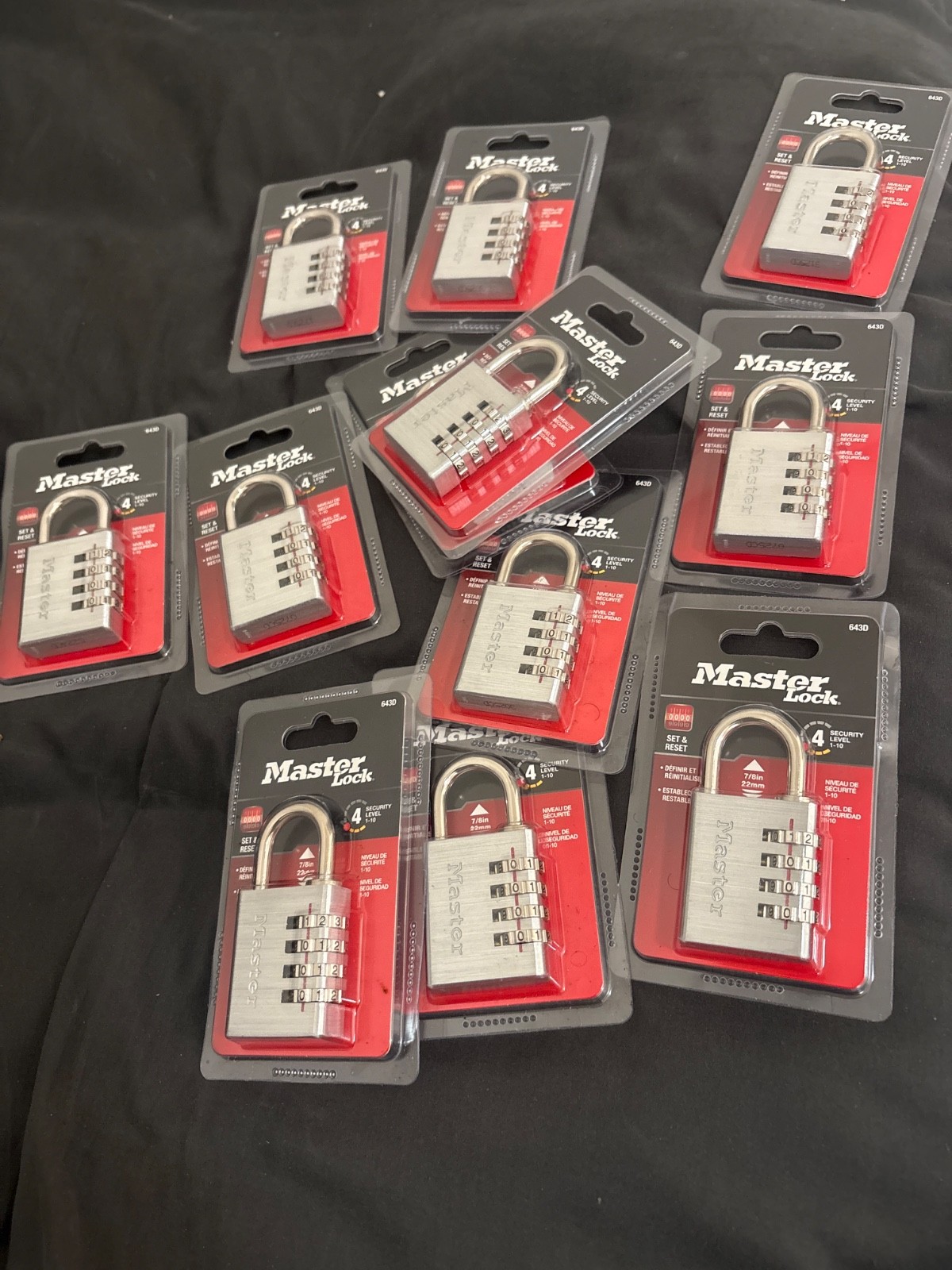 MASTERLOCK Combination Lock, Set Your Own Combination Padlock, Steel lock