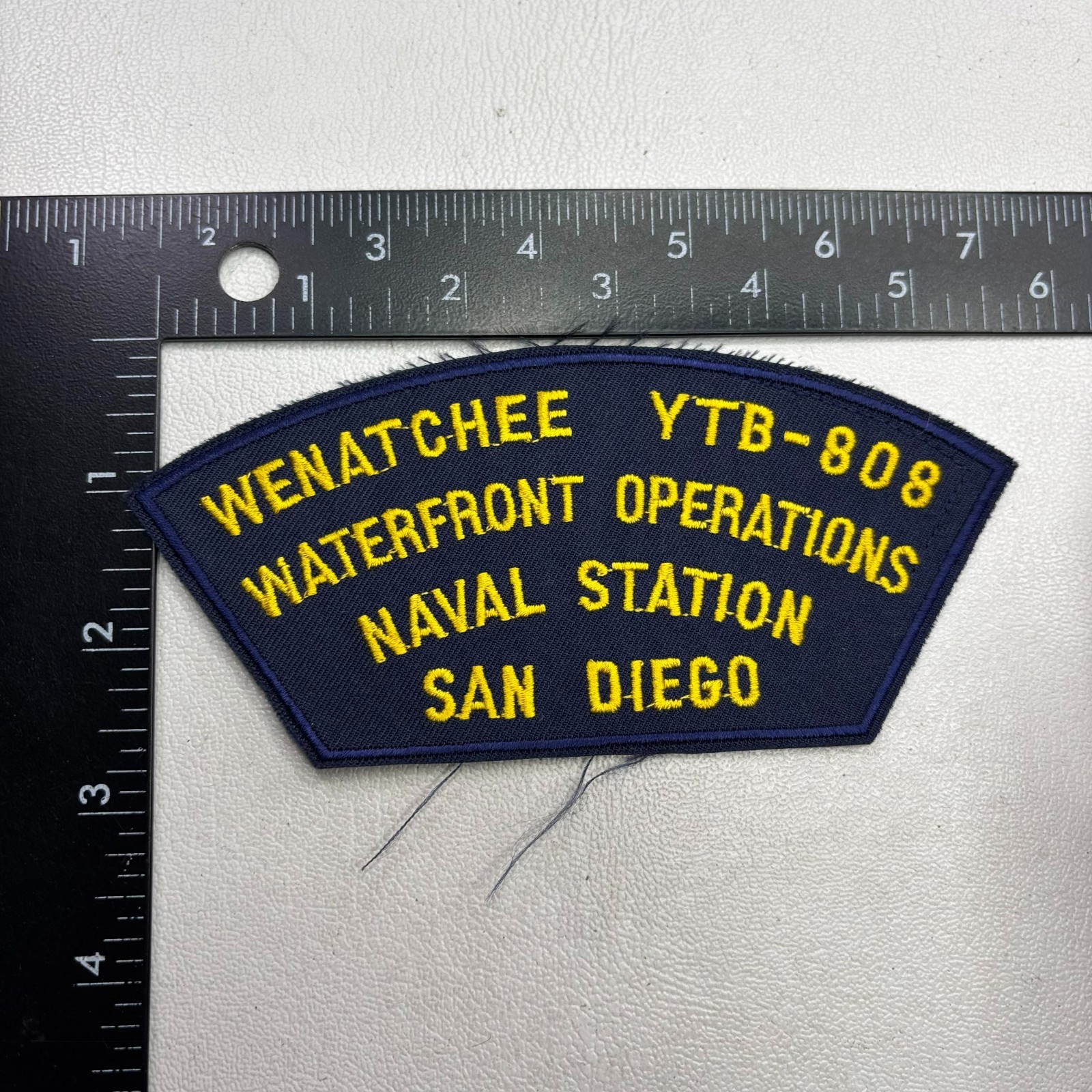 WENATCHEE YTB-808 WATERFRONT OPERATIONS NAVAL STATION SAN DIEGO Hat Patch 50Z0