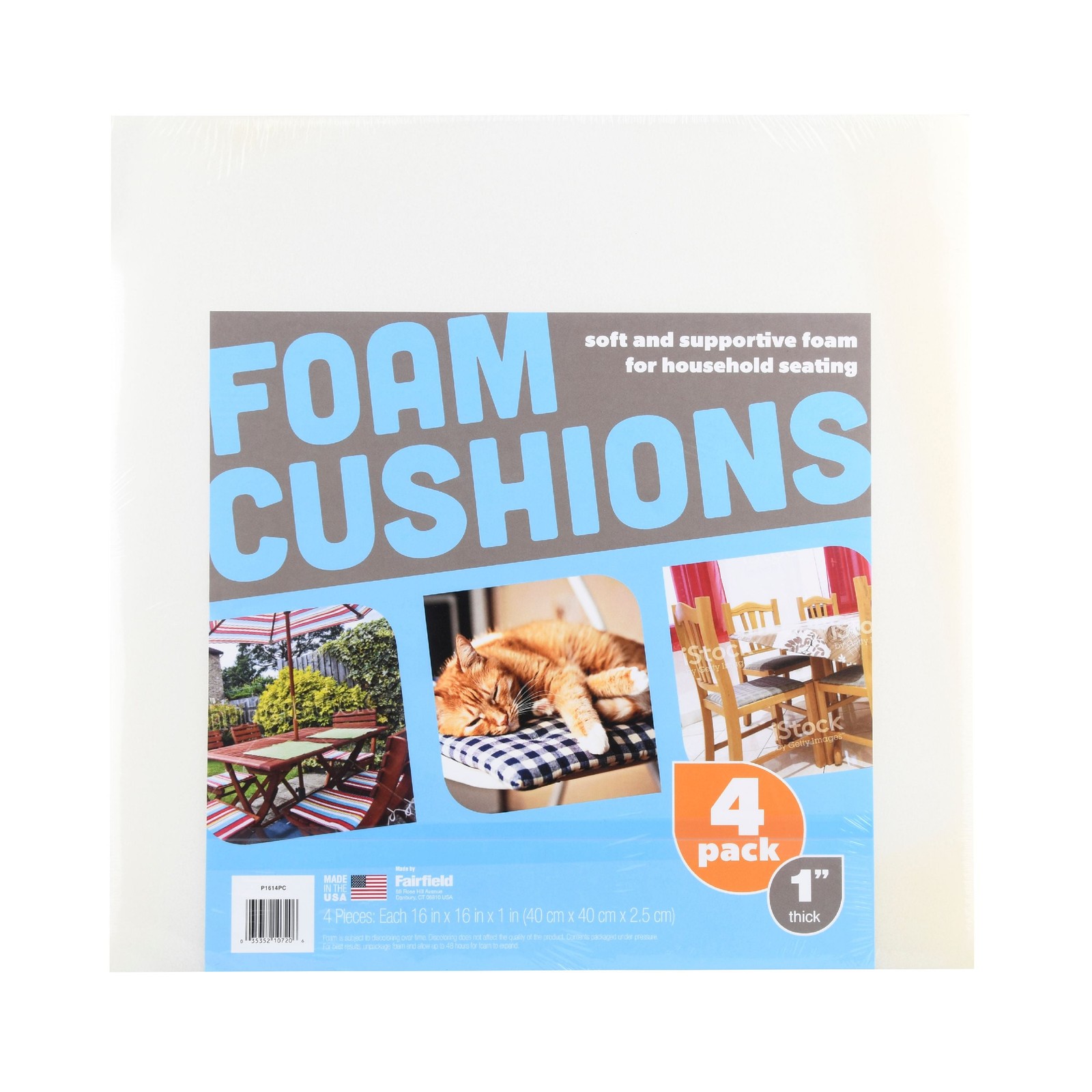 Fairfield Project Foam Pad,Soft,Durable,and Supportive Padding for Seat Cushions