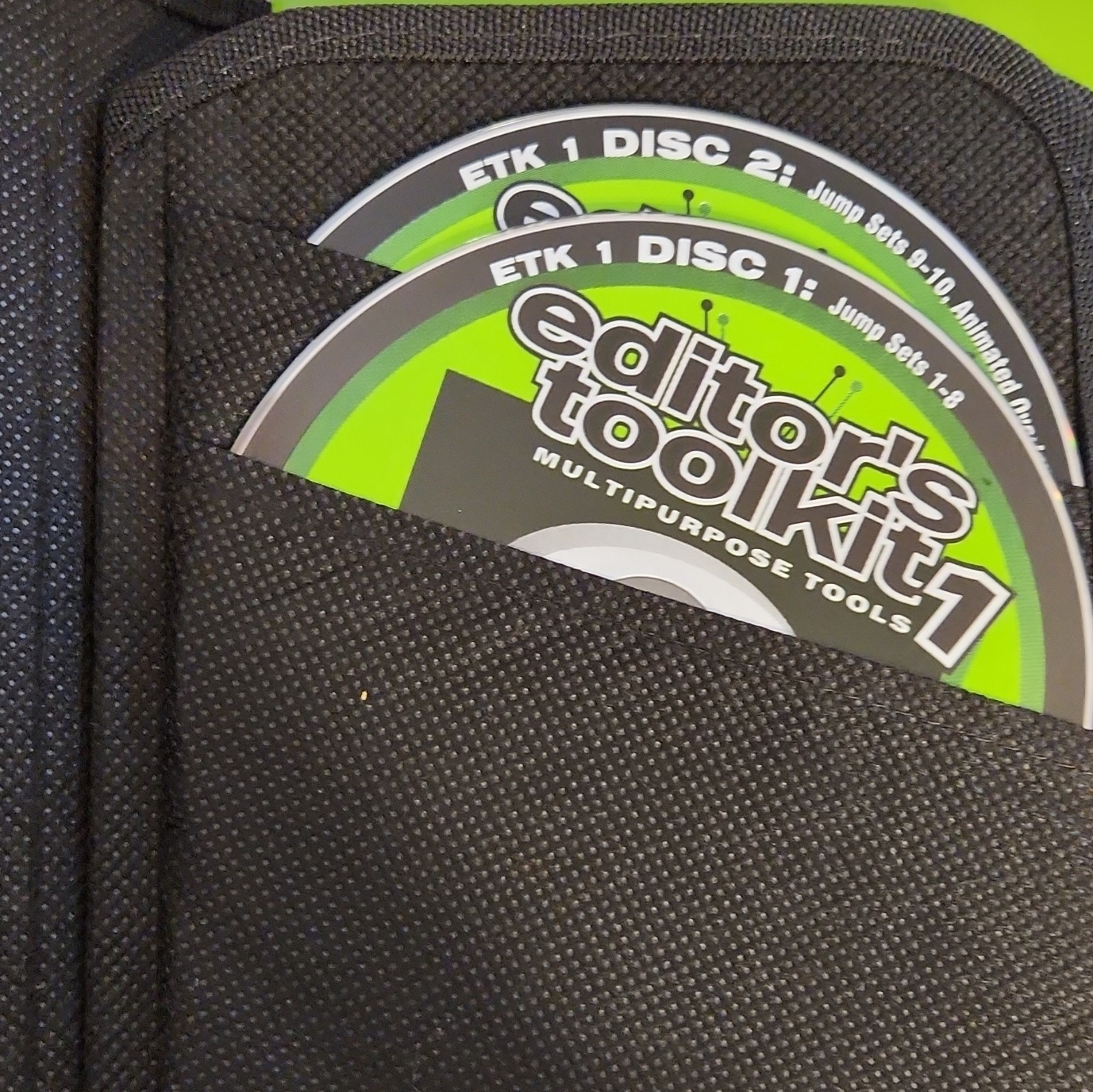 Digital Juice Editor's Toolkit 1 Multimedia Tools CD Set w/ Case & Visual Index