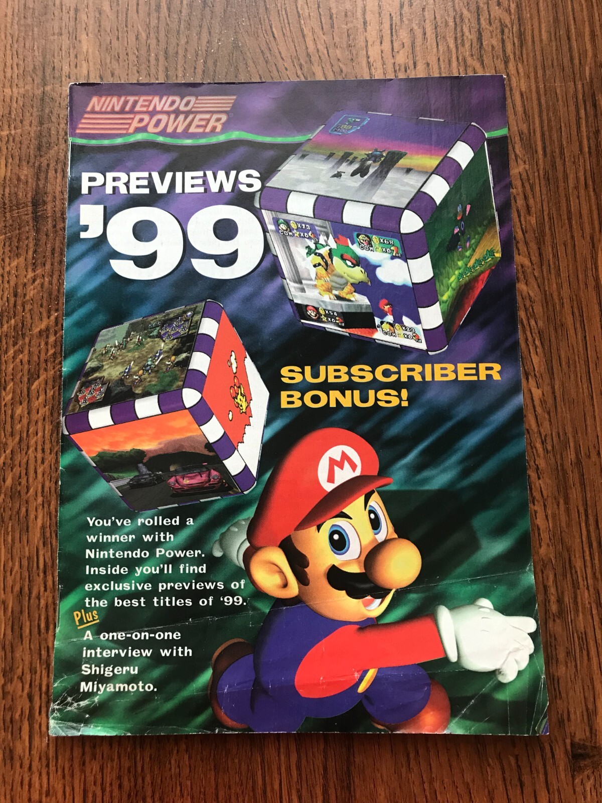 Nintendo Power Magazine Subscriber Bonus Preview 99 1999 Strategy Guide Codes