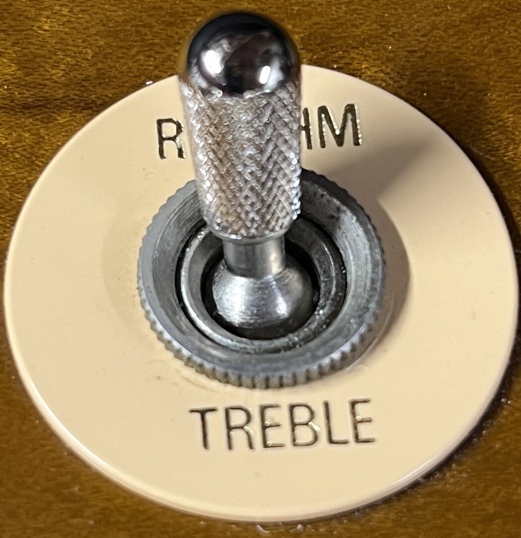 NICKEL Knurled Switch Tip for Gibson® Les Paul switches US size 8/32 Kinnatone