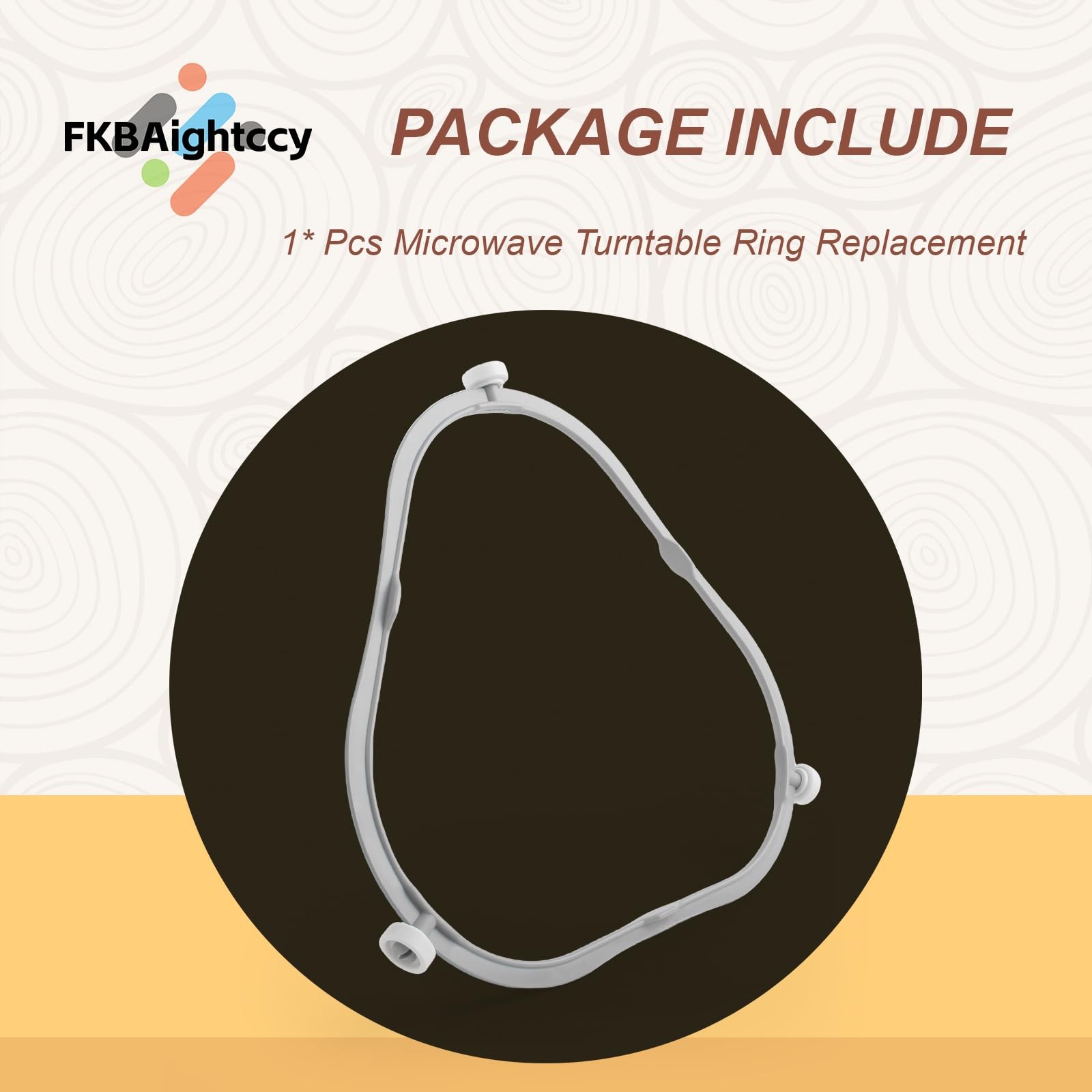 1PCS W11252182 for Whirlpool Microwave Turntable Ring Replacement with 1 Pack