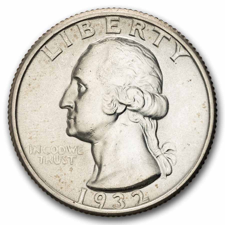 1932 Washington Quarter BU