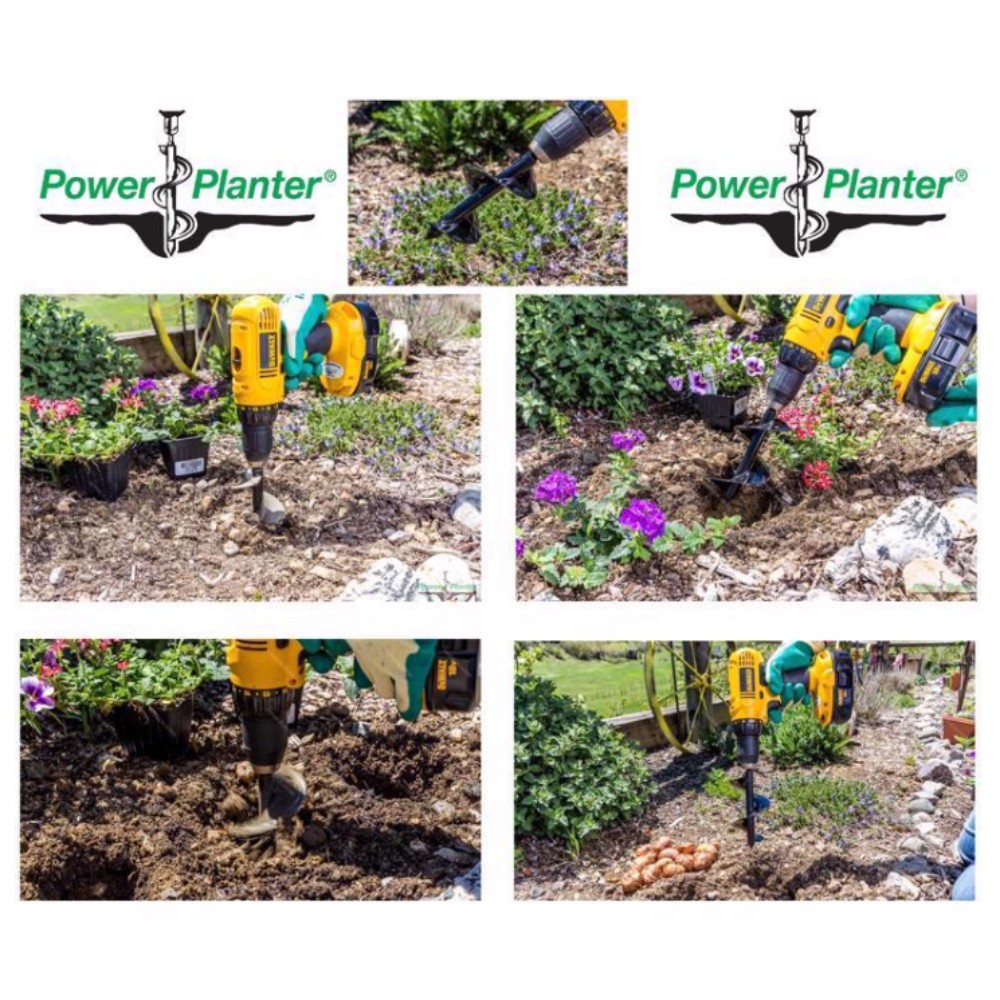 Power Planter 12 in. Steel Bulb Auger Drill Bit