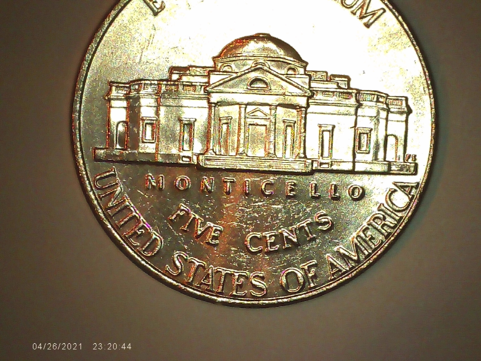 2022-D Jefferson nickel DDO, die chip, scar, five full steps, 5FS, gem, rare 5c