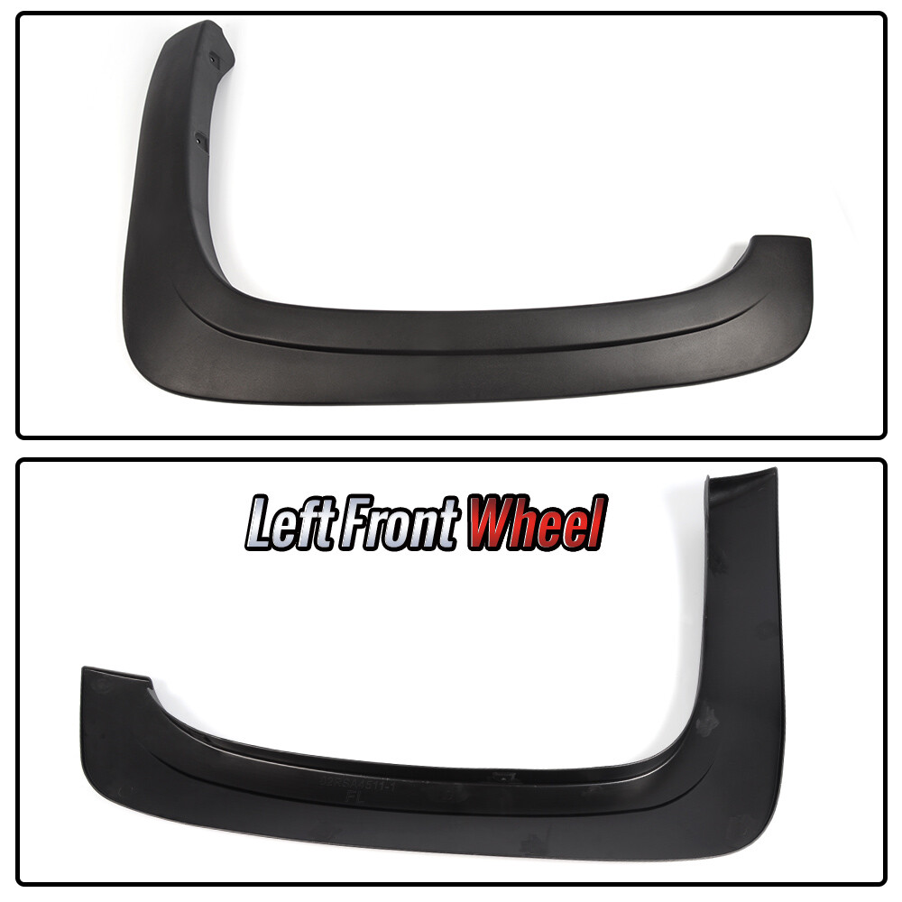 Short Bed Factory Style Fender Flare Black Fit For 2007-13 Chevy Silverado 1500