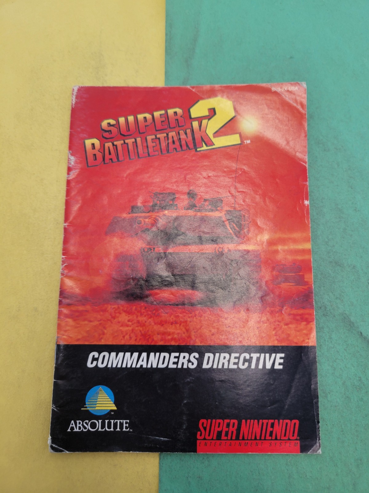 Super Battletank 2 Manual ONLY