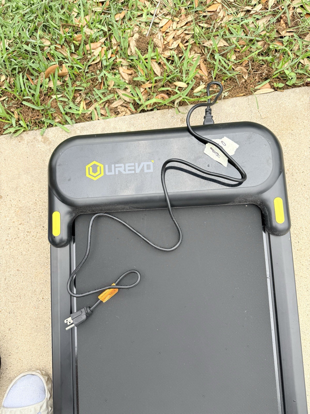 UREVO Walking Pad Treadmill with Controller and Cord
