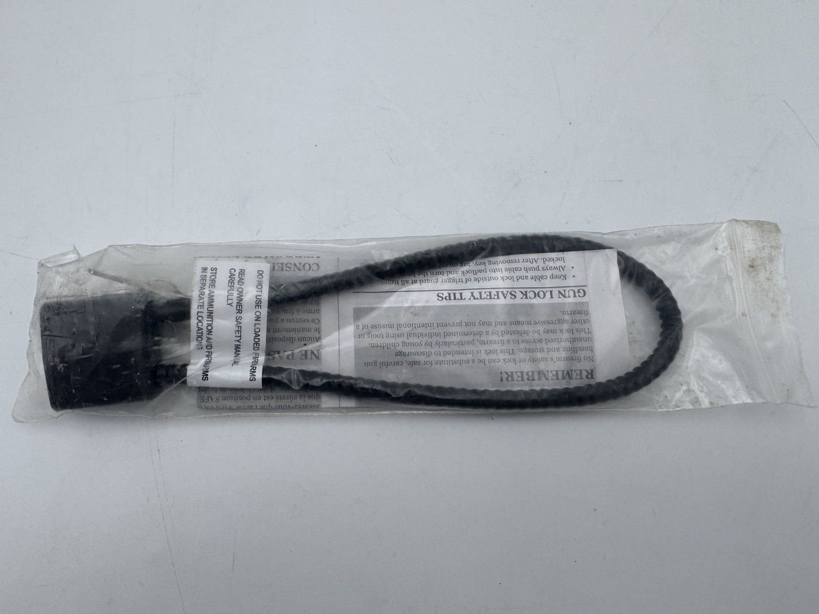 Regal 15" Black Cable Gun Lock (R15LC1) New