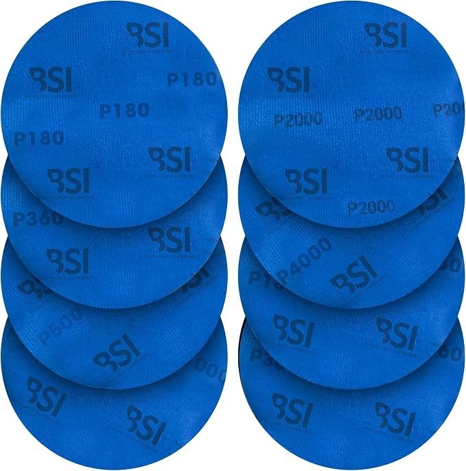 BSI 6" Bowling Ball Sanding Pads 12 Pack CHOOSE GRITS
