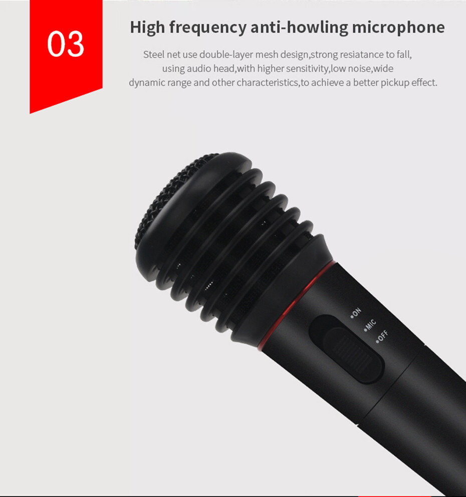 2in1 Wired Wireless Handheld DJ/SPEAKER Microphone Mic Receiver Cordless System