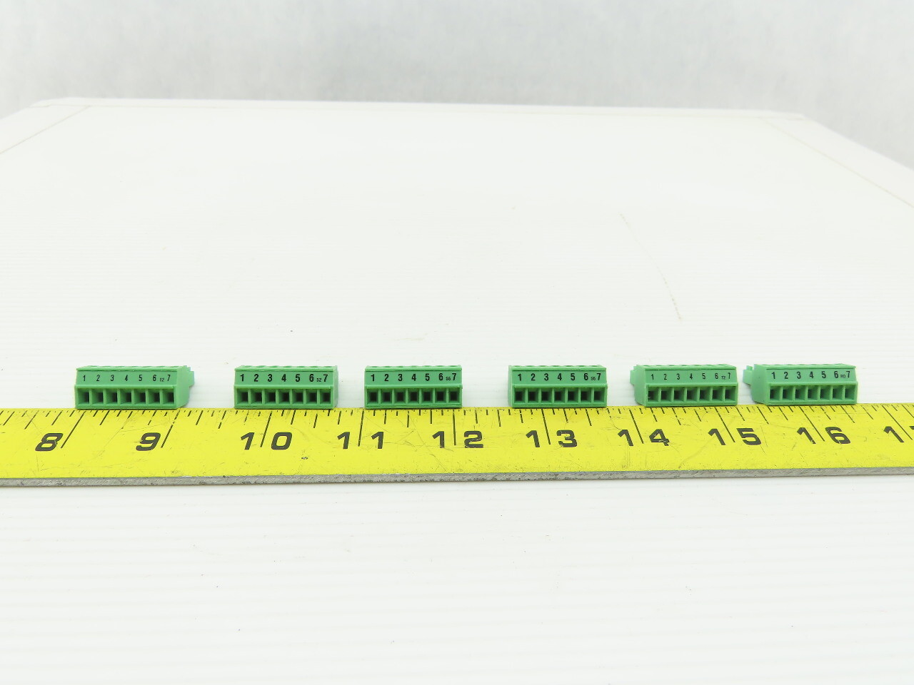Phoenix Contact MC 1.5-3.81 7 Pole Printed Circuit Board Terminal Block Lot Of 6