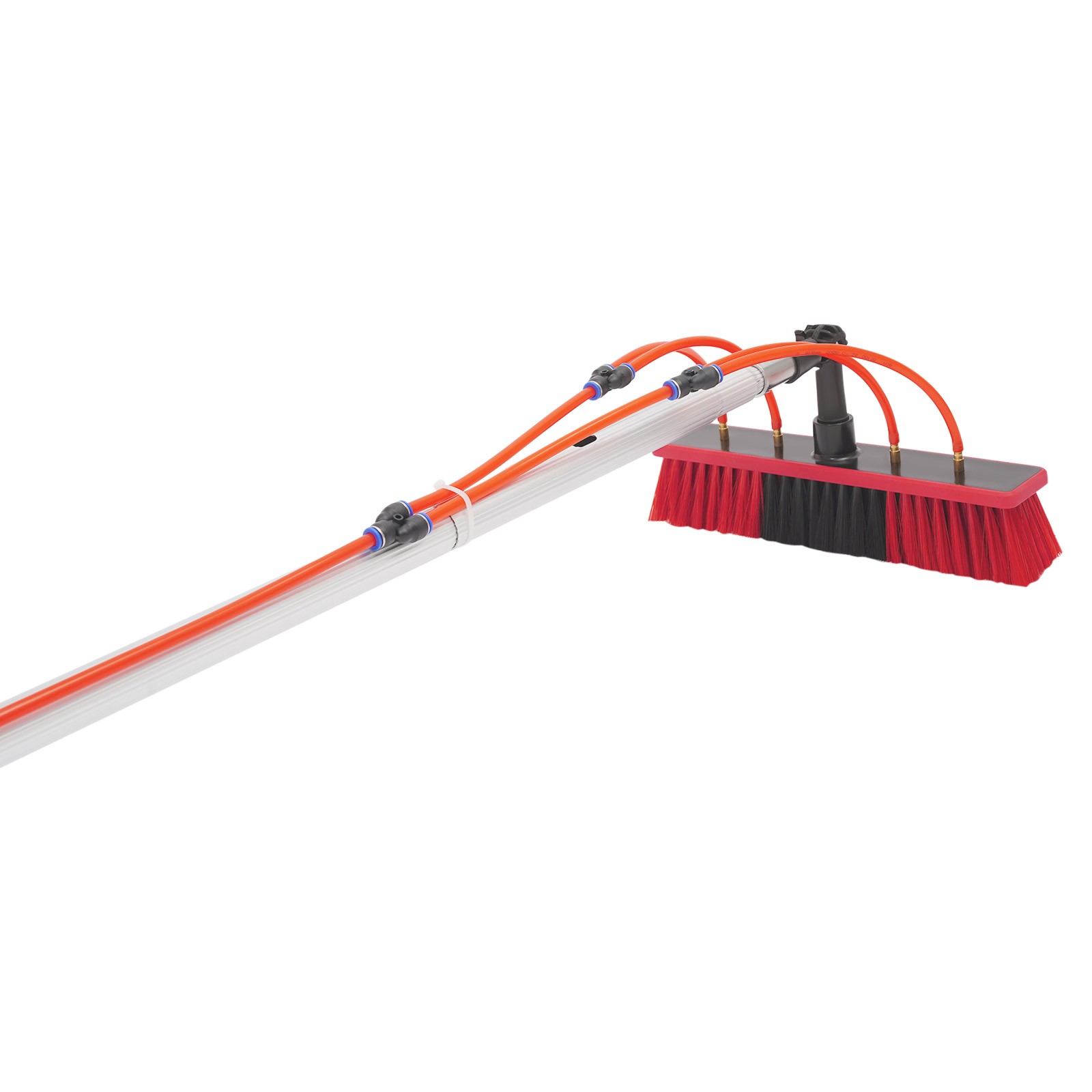13.12ft Solar Panel Cleaning Brush Outdoor Window Adjustable Pole Cleaning Kit