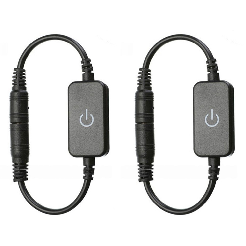 2 Pack Adjustable LED Strip Dimmer with Simple Capacitive Control Feature