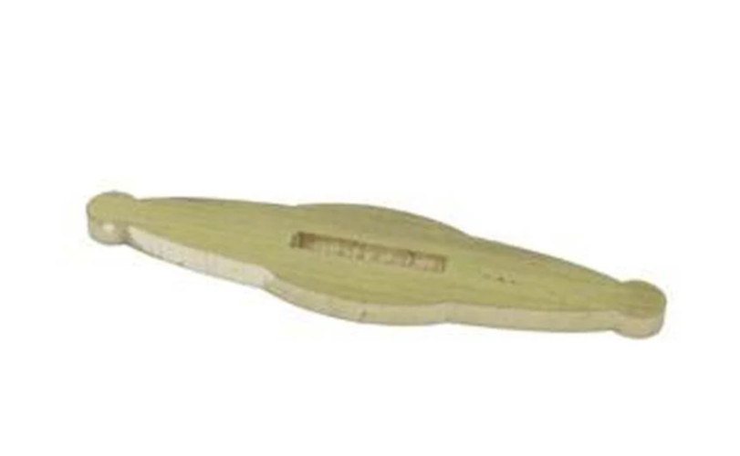 NG521 Double Branch Semi Fancy Brass Guard-1" x4"x 3/16"  Slot .160 x1.05"  USA