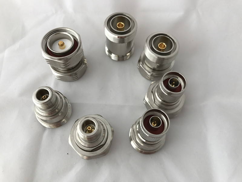 1set,7/16 DIN to DIN Male & Type N Connector Adapter Kit Male to Female Radio