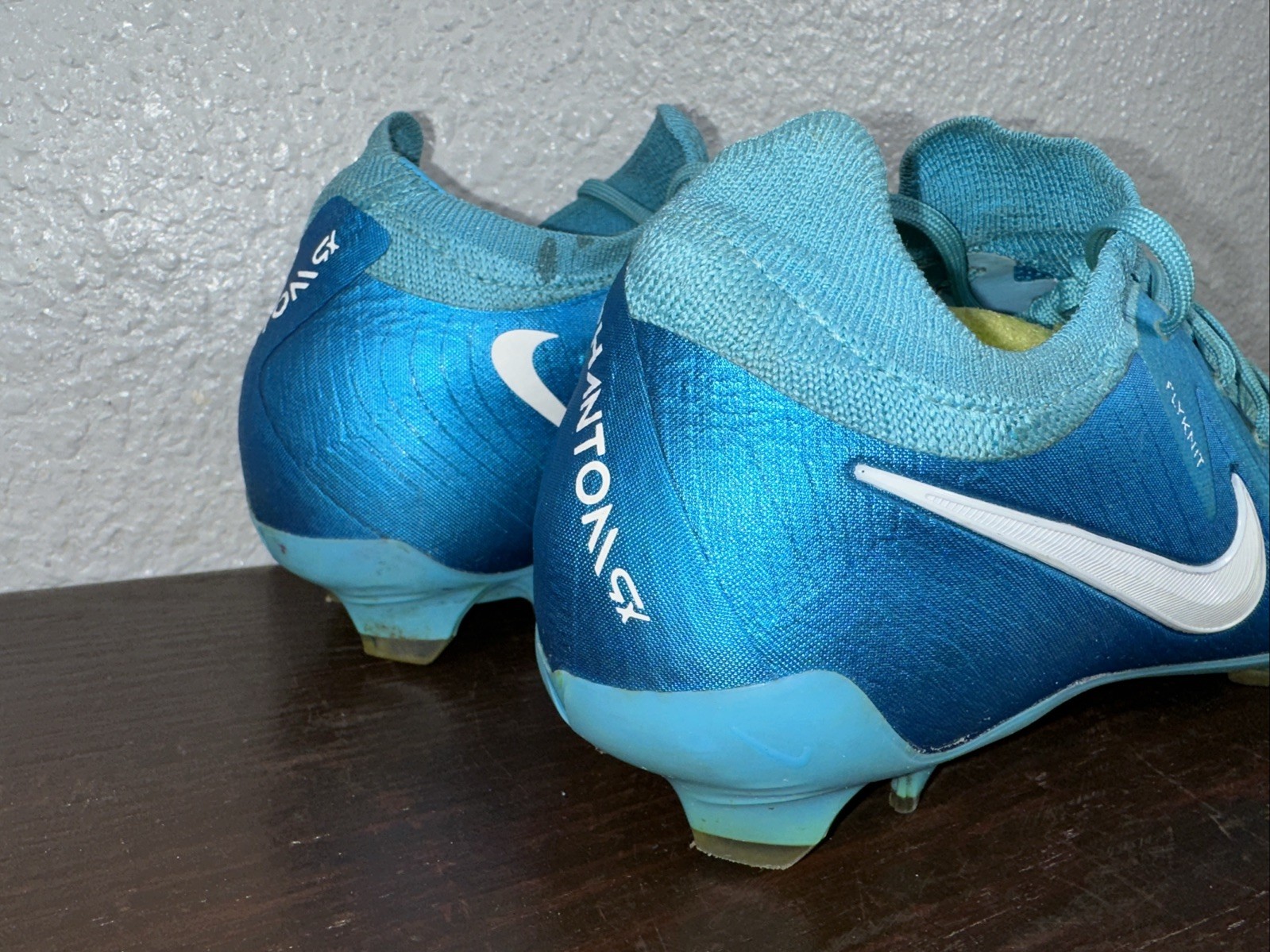 Nike Phantom GX II Pro FG Blue Fury White FJ2563 400 Men's Size 6