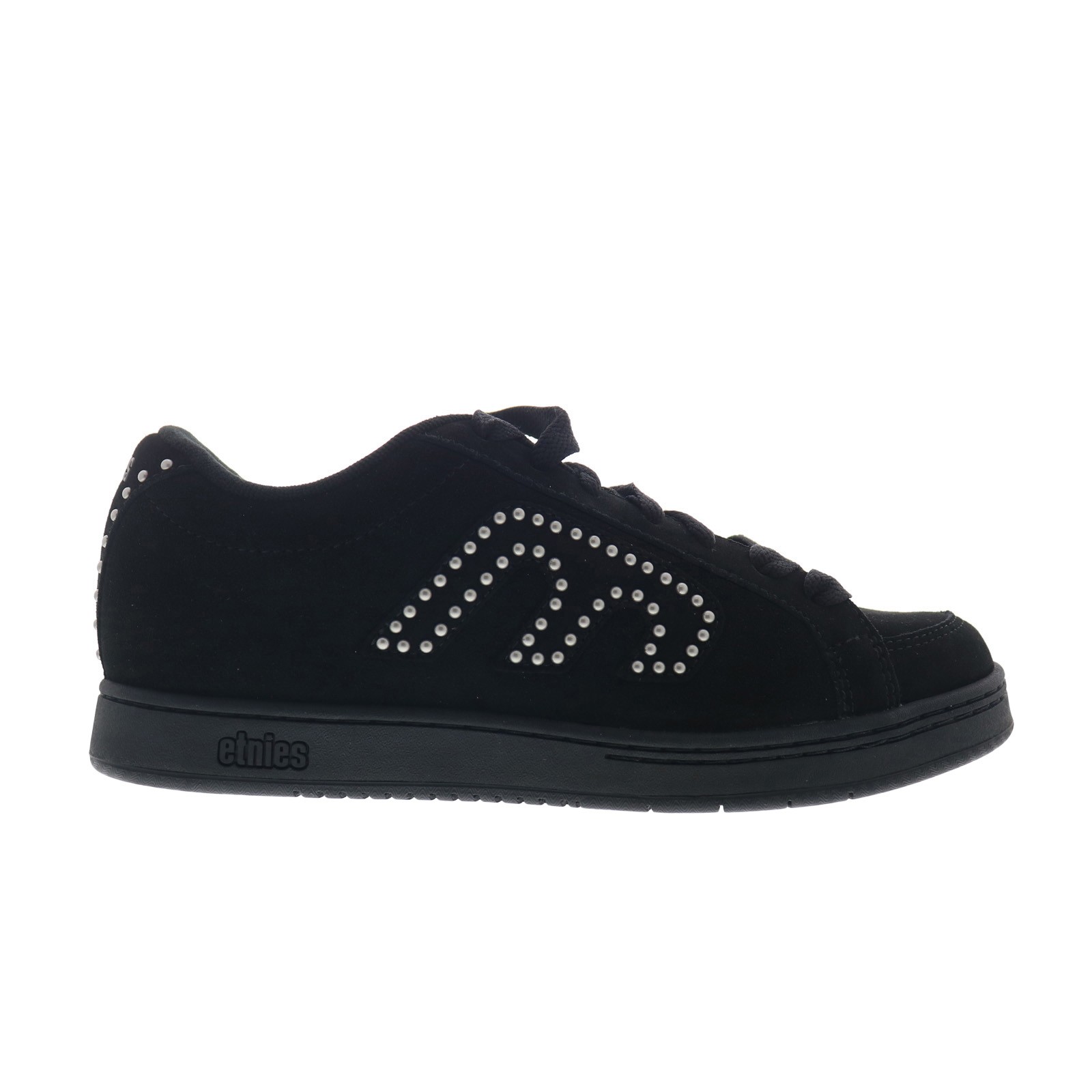 Etnies Kingpin 4101000091542 Mens Black Suede Skate Inspired Sneakers Shoes