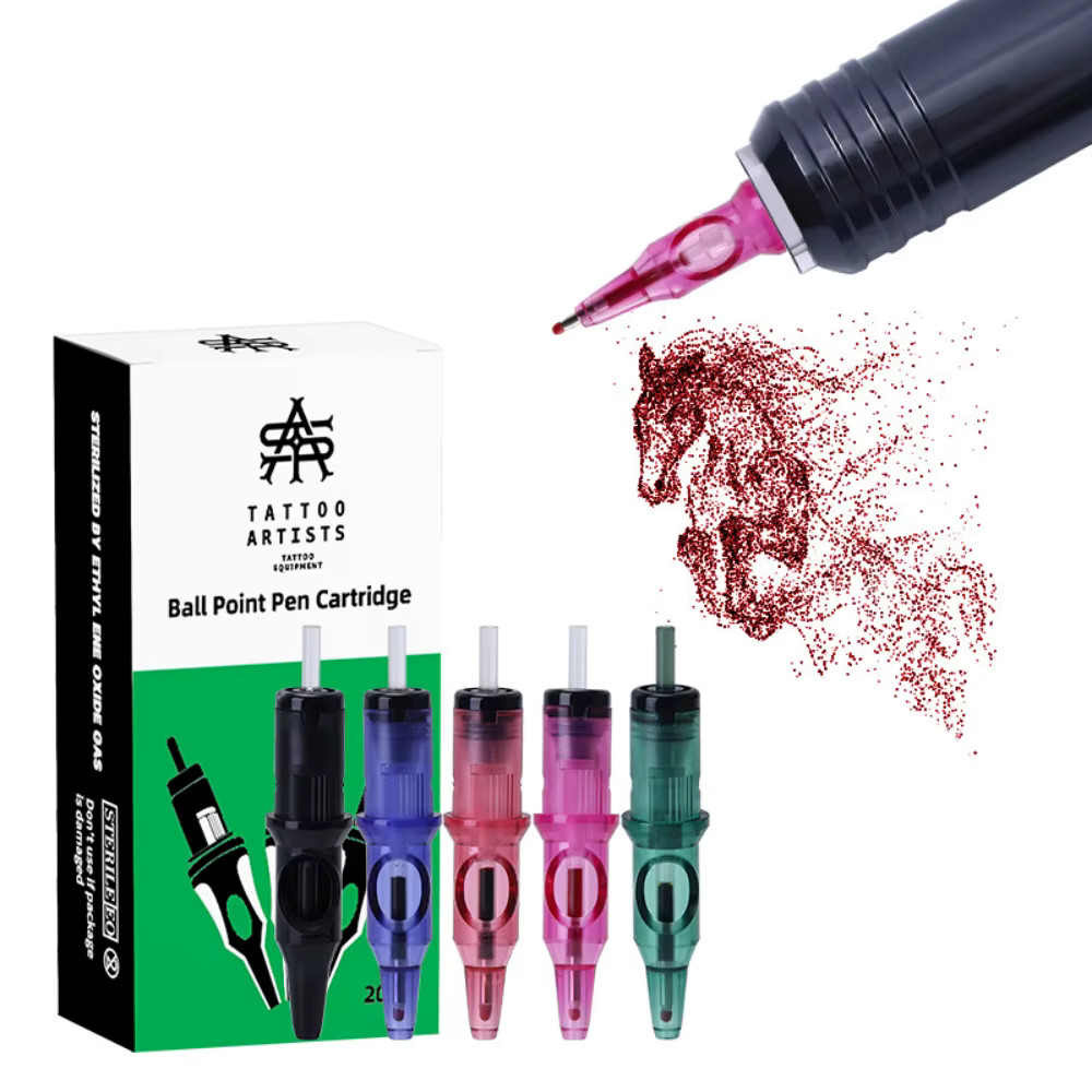 Tattoo Cartridge Needles Ballpoint Pen Drawing