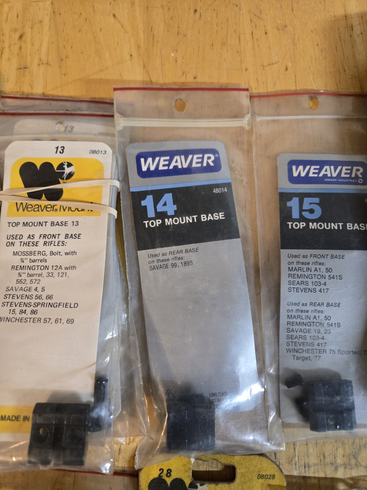 (1) weaver scope mount bases #12-46 (sold individually)